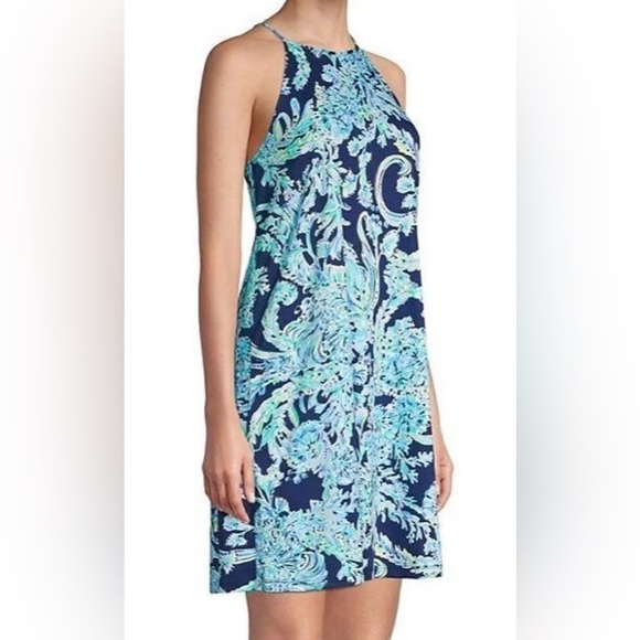 Lilly Pulitzer Dresses & Skirts - Lilly Pulitzer Margo Swing Dress High Tide Navy